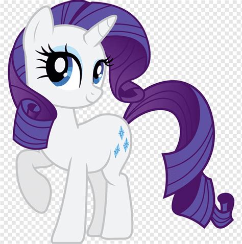 my little pony white with purple hair